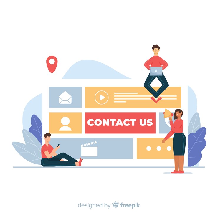 contact us concept landing page 52683 10032