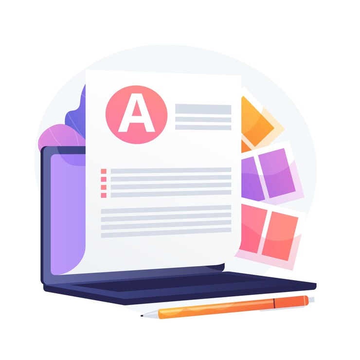 About Us 1 electronic document electronic paper paperless office internet article online documentation organization typing text file computer vector isolated concept metaphor illustration 335657 2745
